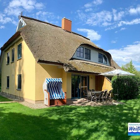 Вилла Familienfreundliches Reetdachhaus Weissdorn 2 Puddemin Экстерьер фото